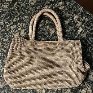 The Sak Tan Knit Shoulder Bag